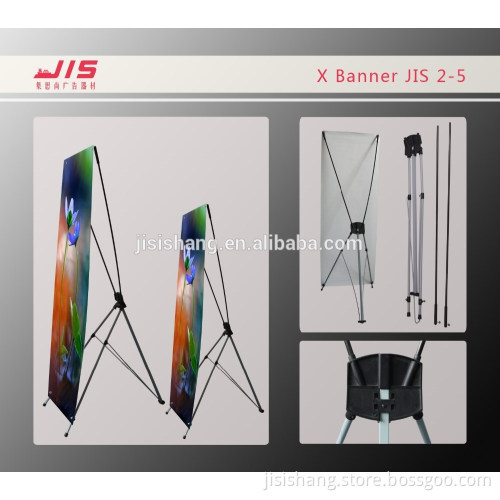 JIS2-5,Advertising exhibition display trade show promotion usage,60*160cm size economic stable X Banner stand